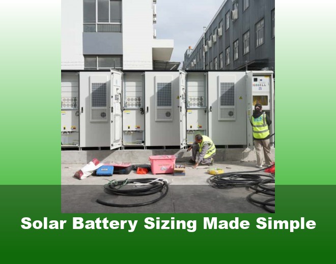 Solar Battery Sizing Made Simple